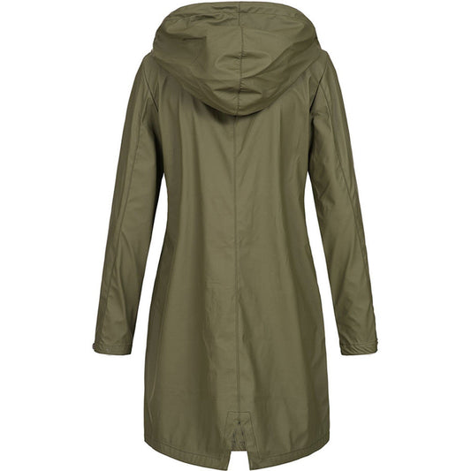 Women’s Hooded Rain Coat | Long
